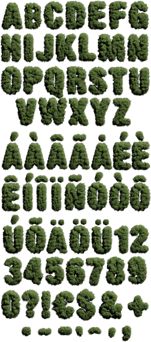  Moss Font Handmadefont Grass Png Moss Png