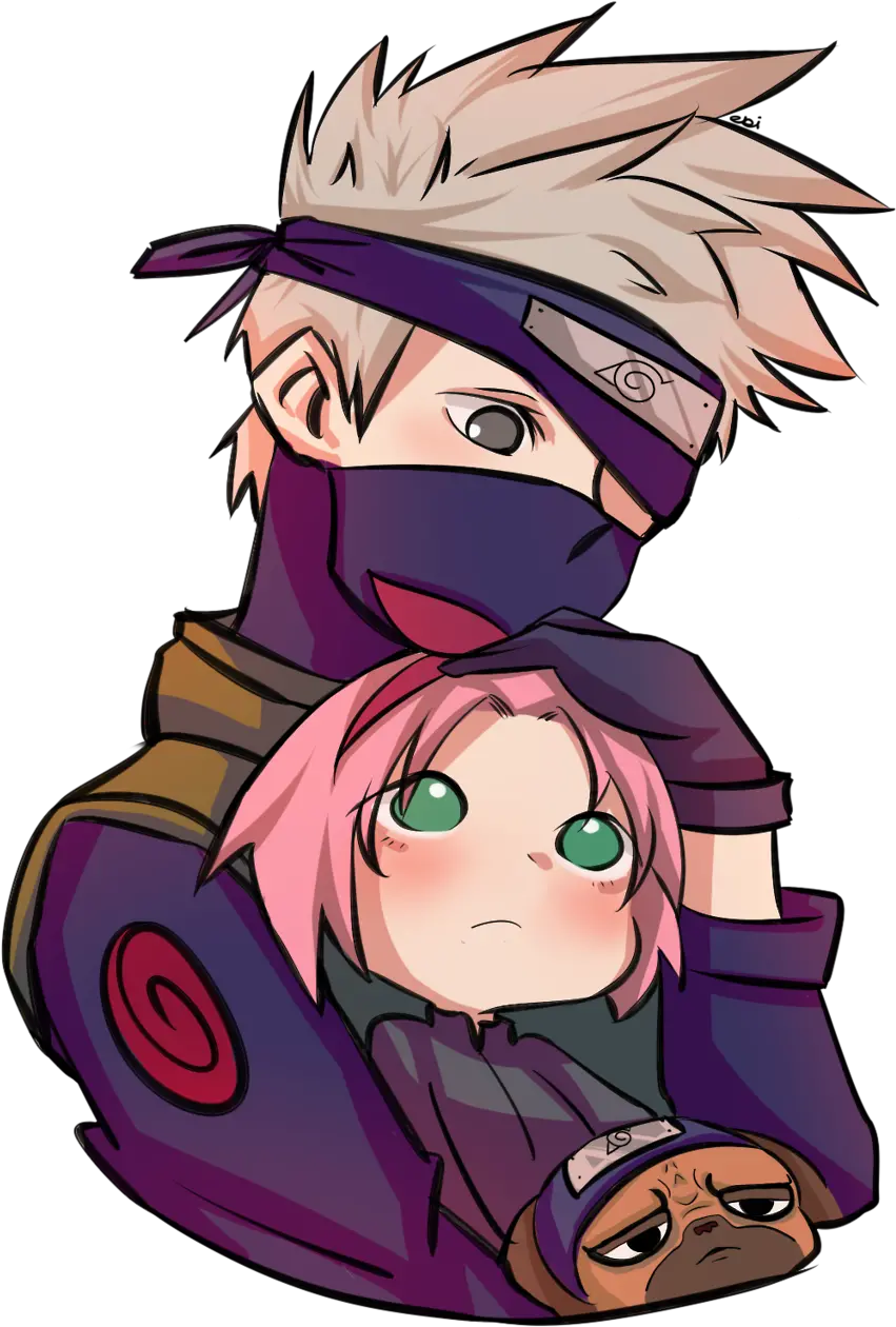  Neonanything Photo Perfil Kakashi E Sakura Png Kakashi Transparent