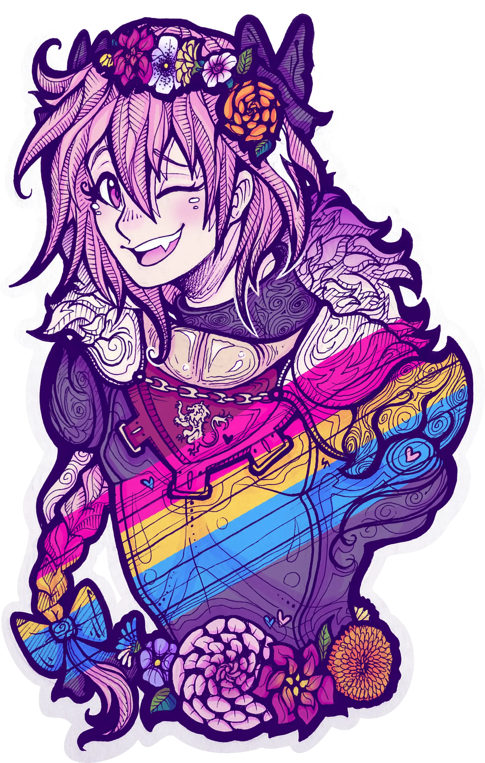  Pride Astolfo By Shon2 Illustration Png Astolfo Transparent