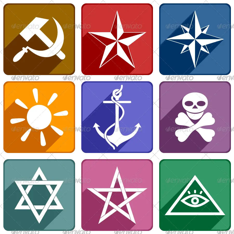  Icons Of The Different Symbols Language Png Pentacle Icon