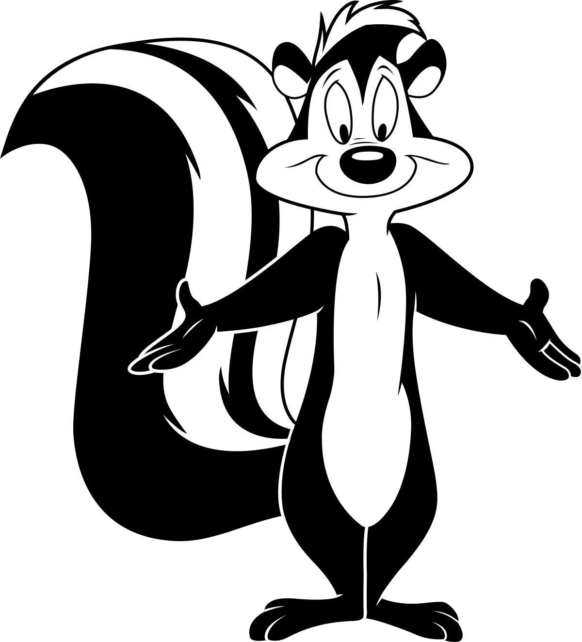  Skunk Vector Sacred Transparent Png Pepe Le Pew Skunk Transparent