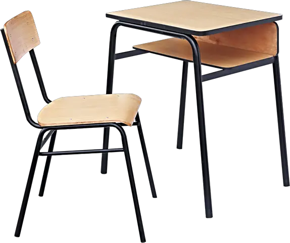  With Chairs Pictures 16 Png Furniture Student Desk And Chair School Desk Png