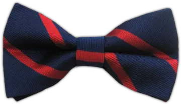  Trad Stripe Navyred Bow Ties Bowtie Trad Stripe Solid Png Red Bow Transparent