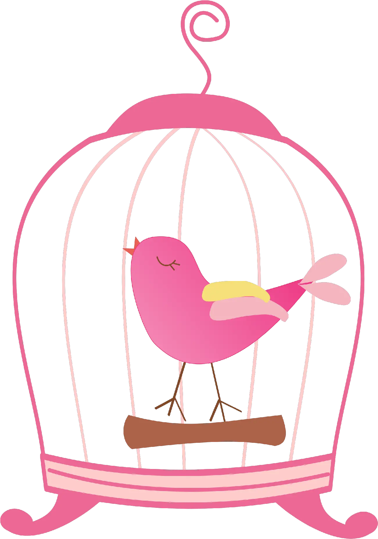  Bird In A Cage Clipart Bird In Birdcage Clipart Png Cage Png