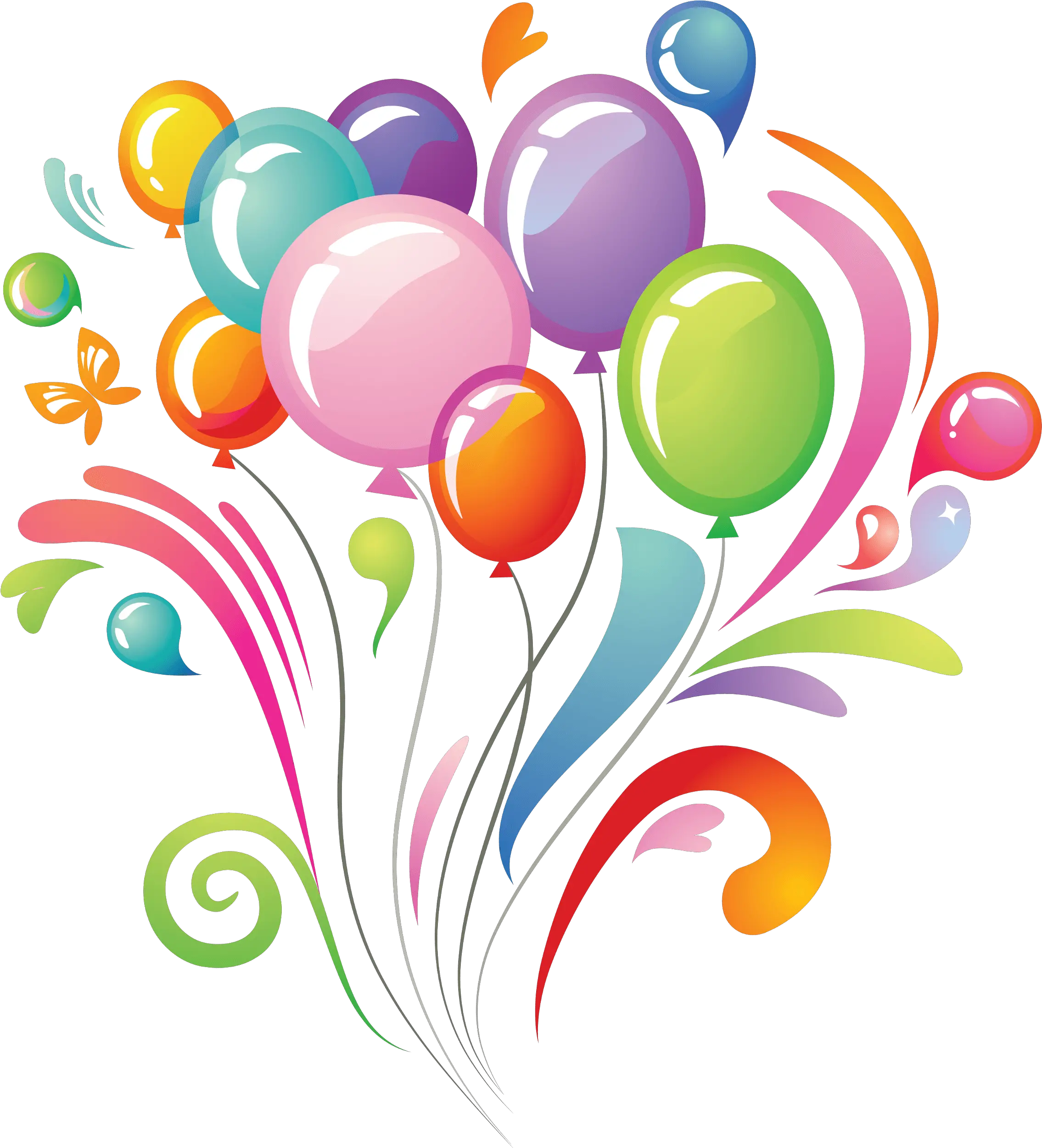  Download Globos Fiesta Png Transparent Background Birthday Logo Fiesta Png