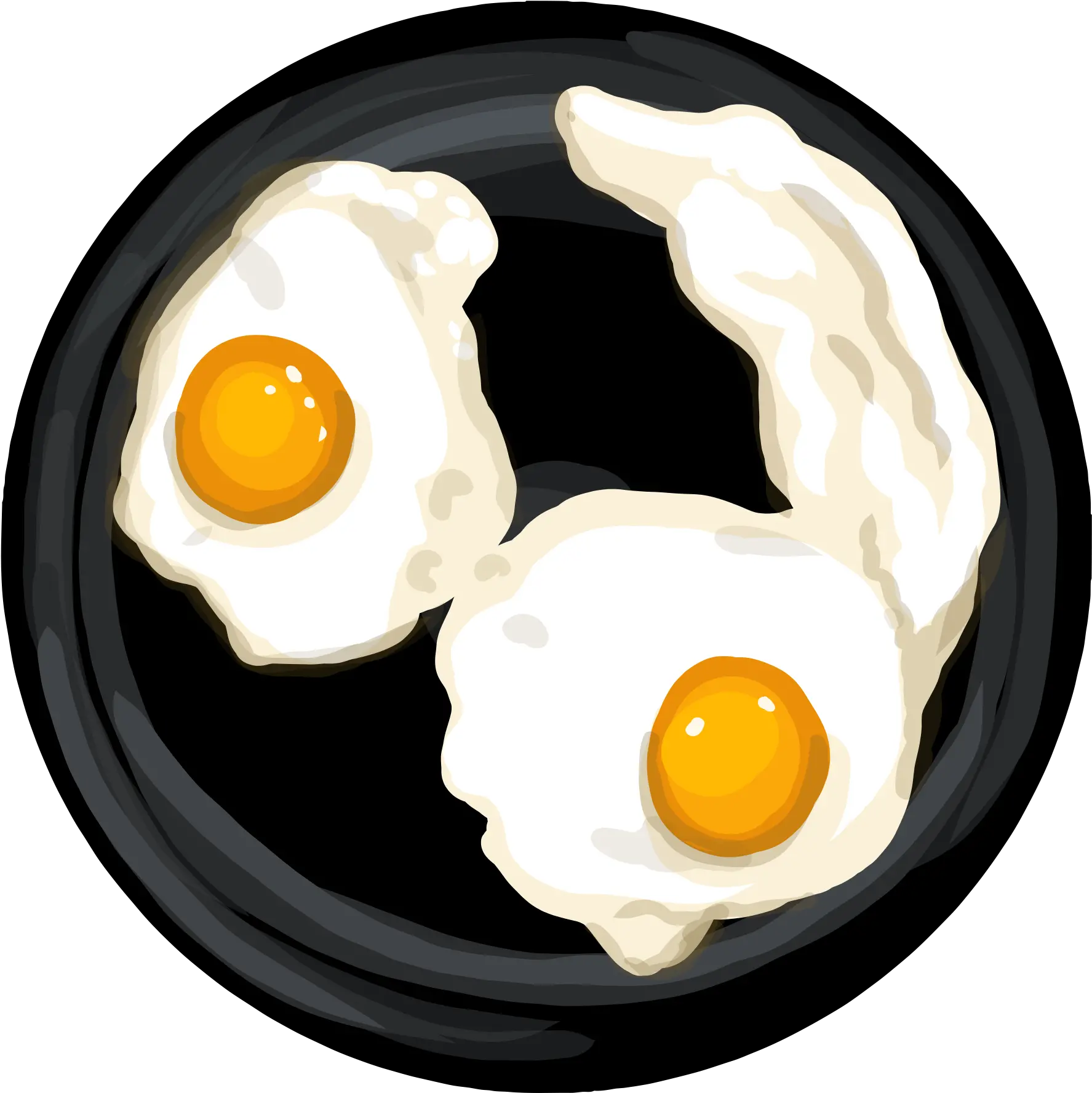  Eggs Hicksdesign Huevos Estrellados Png Bacon And Eggs Icon