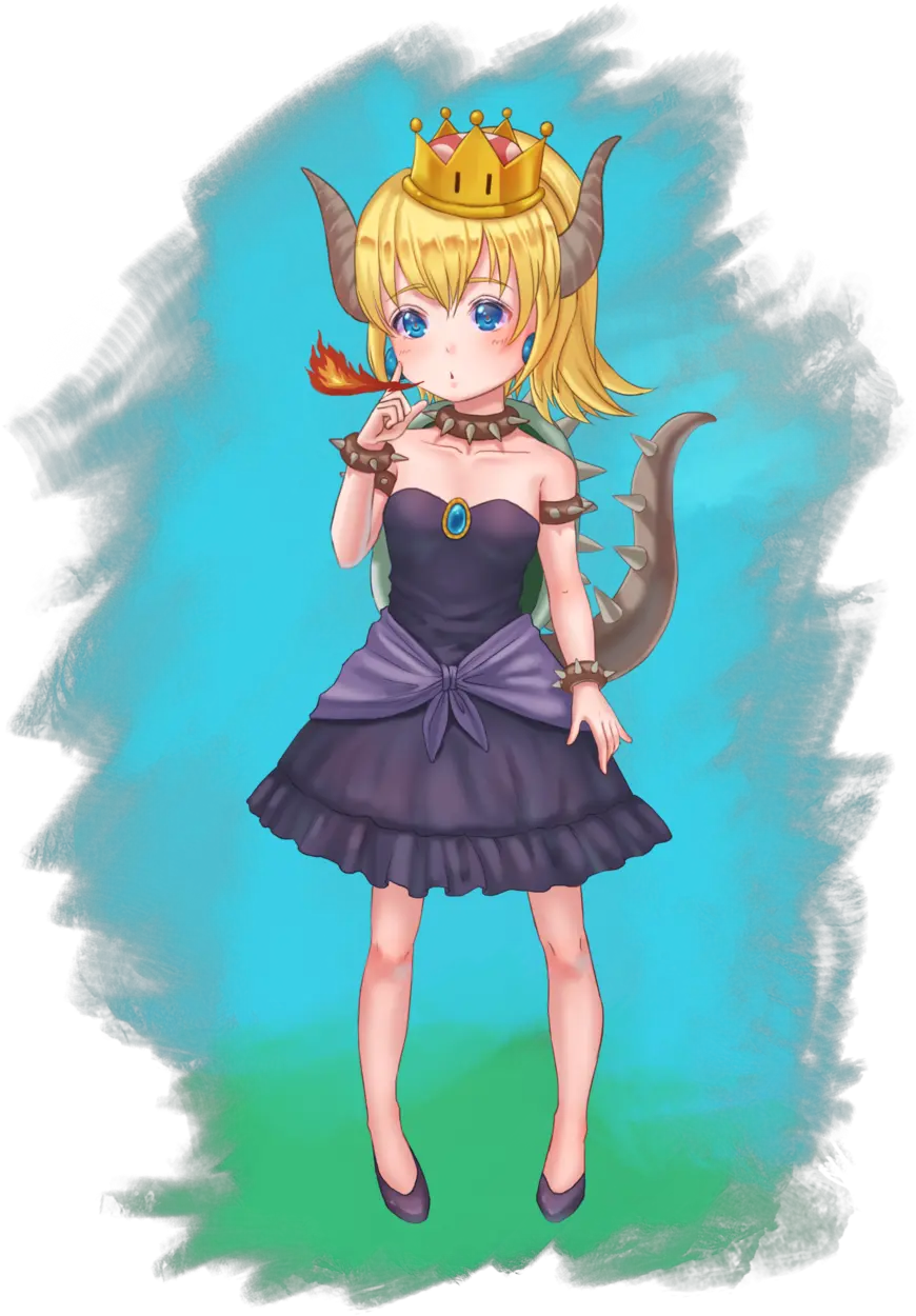  Bowsette Illustrations Art Street Fairy Png Bowsette Png