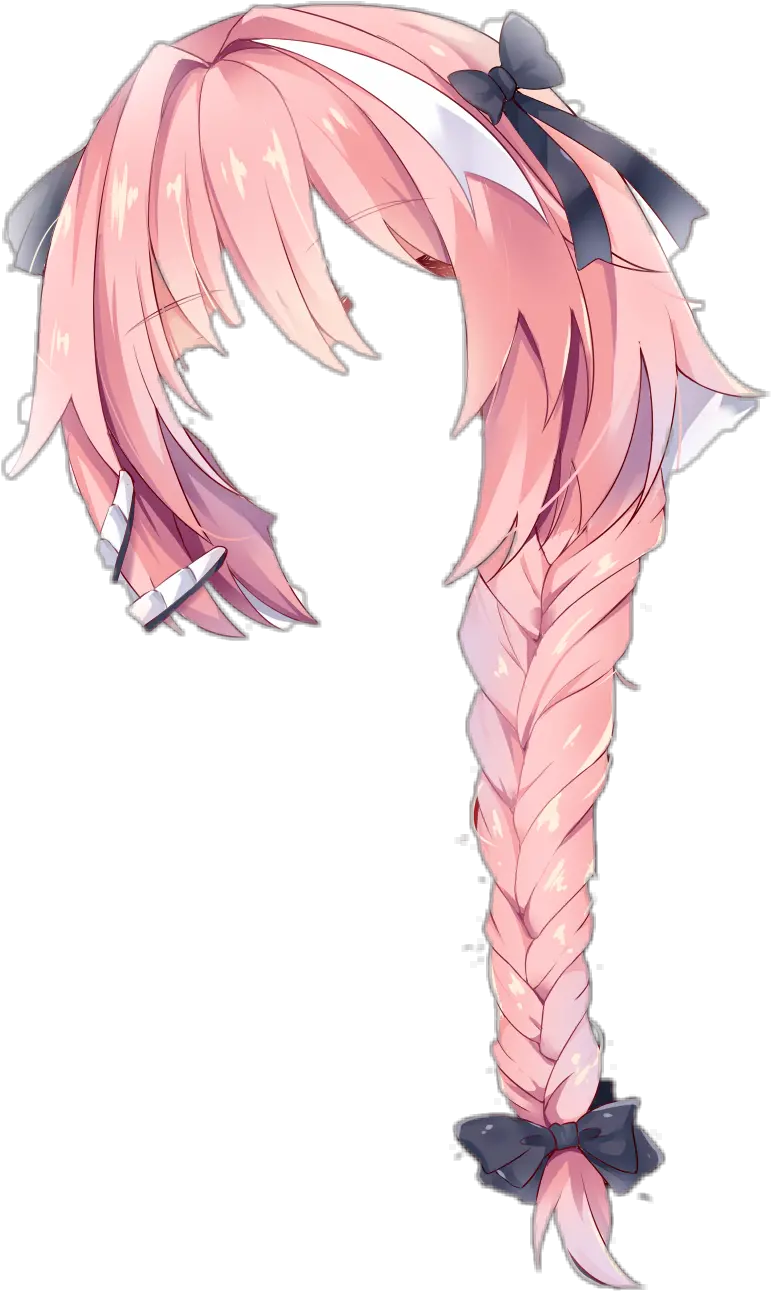  Astolfo Sticker By Avery Harvey Transparent Astolfo Hair Png Astolfo Transparent