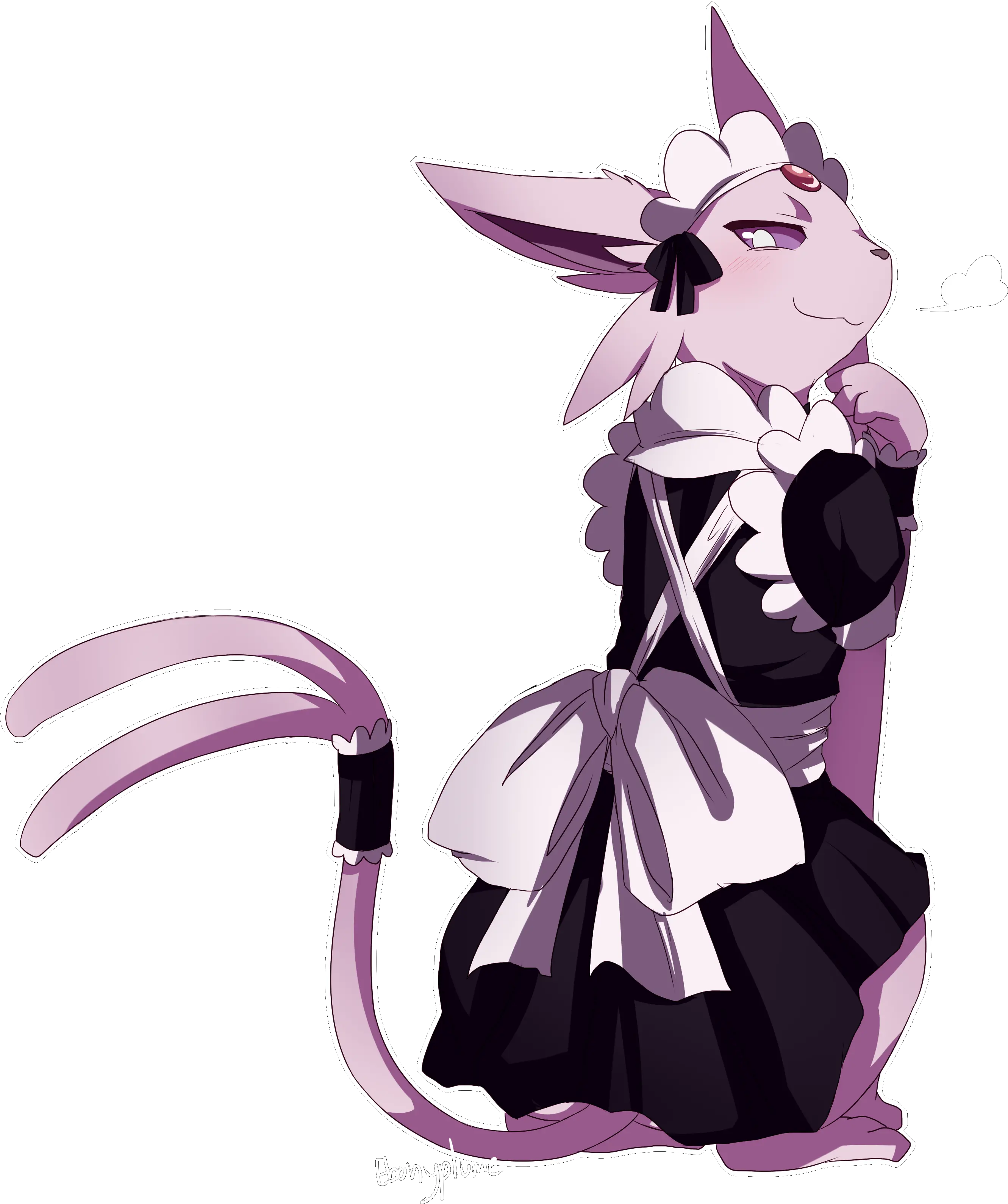  Vp Pokémon Thread 39404673 Espeon Maid Png Espeon Transparent