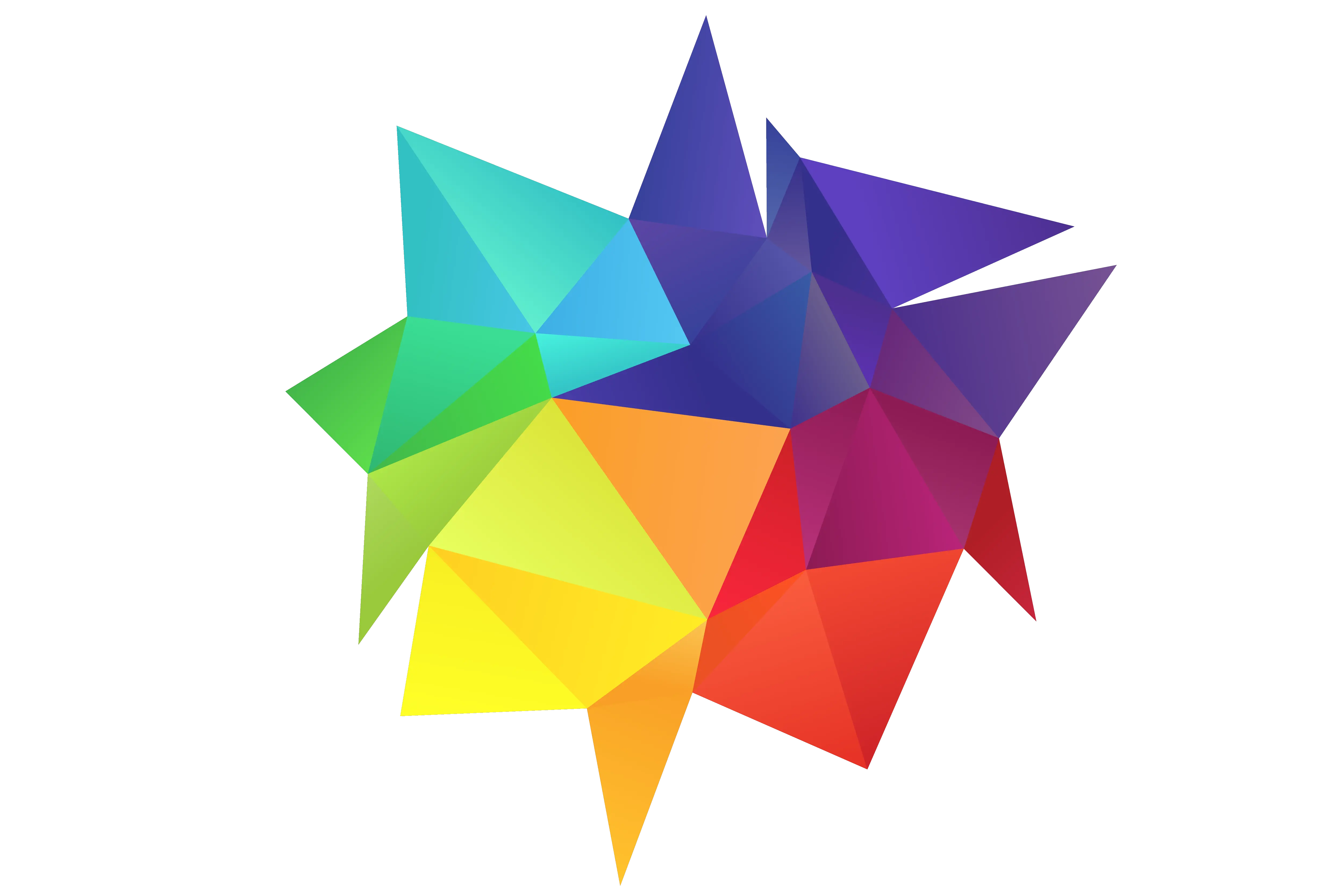  Rainbow Colors Design Element Svg Free Vector Triangles Png Colorful Png