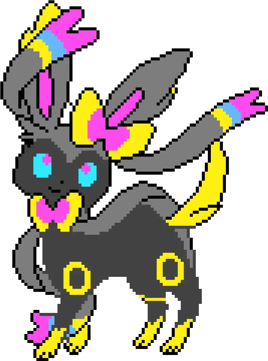  Pixel Art Gallery Fictional Character Png Umbreon Icon