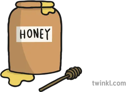  Honey Pot Illustration Honey Twinkl Png Honey Pot Png