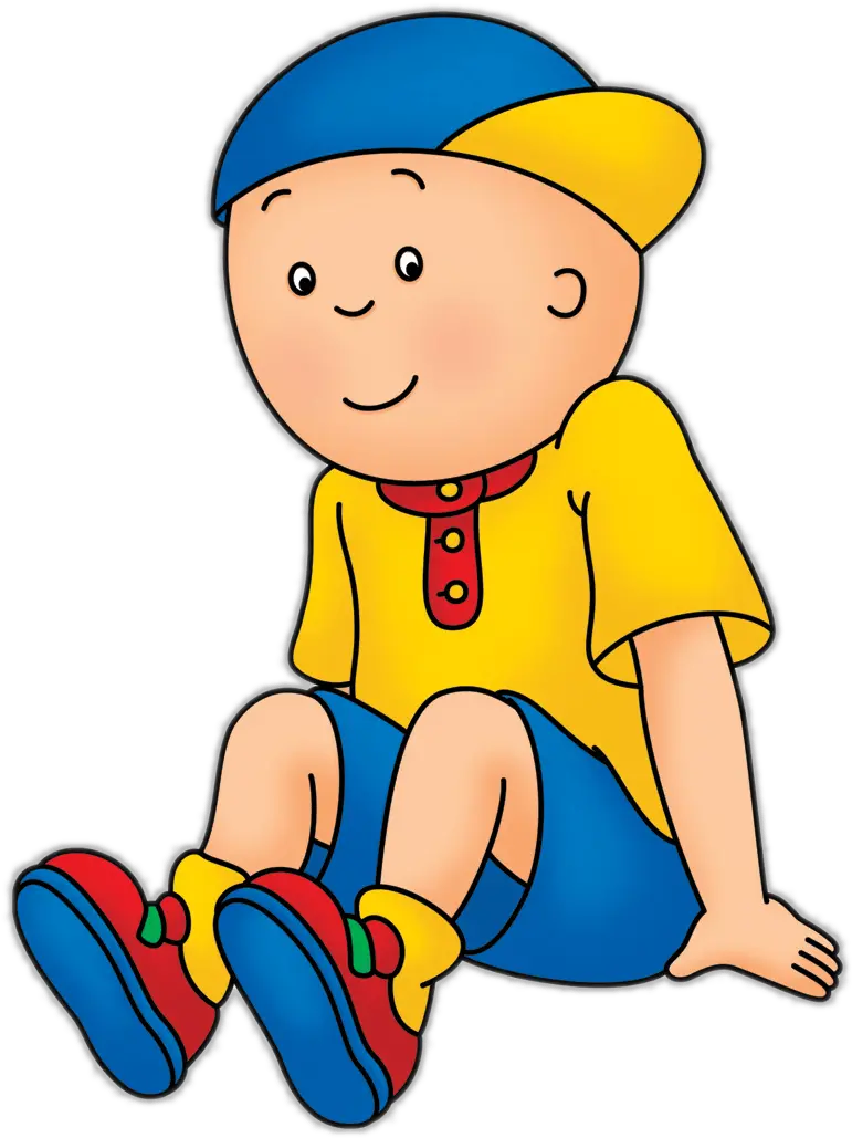  Caillou Sitting Transparent Png Caillou Png Caillou Png