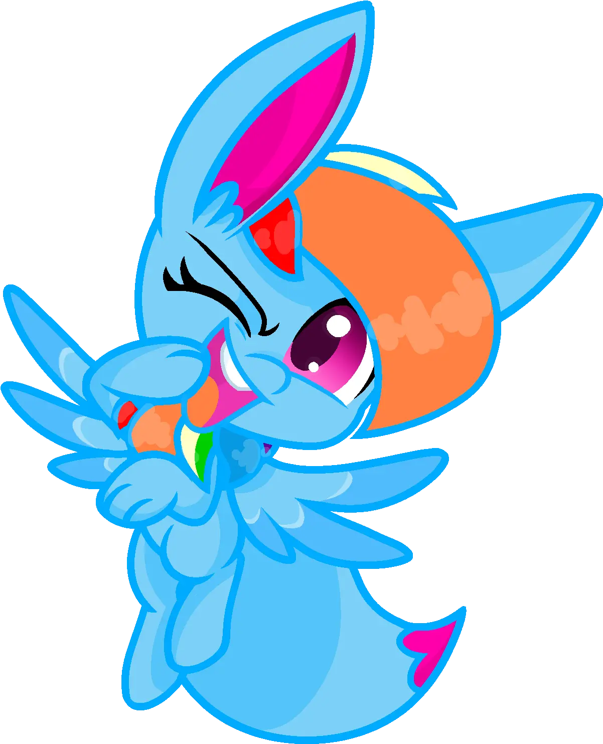  Rainbow Eevee Pony Life Base By Rainboweeveede My Little Friendship Is Magic Png Eevee Transparent