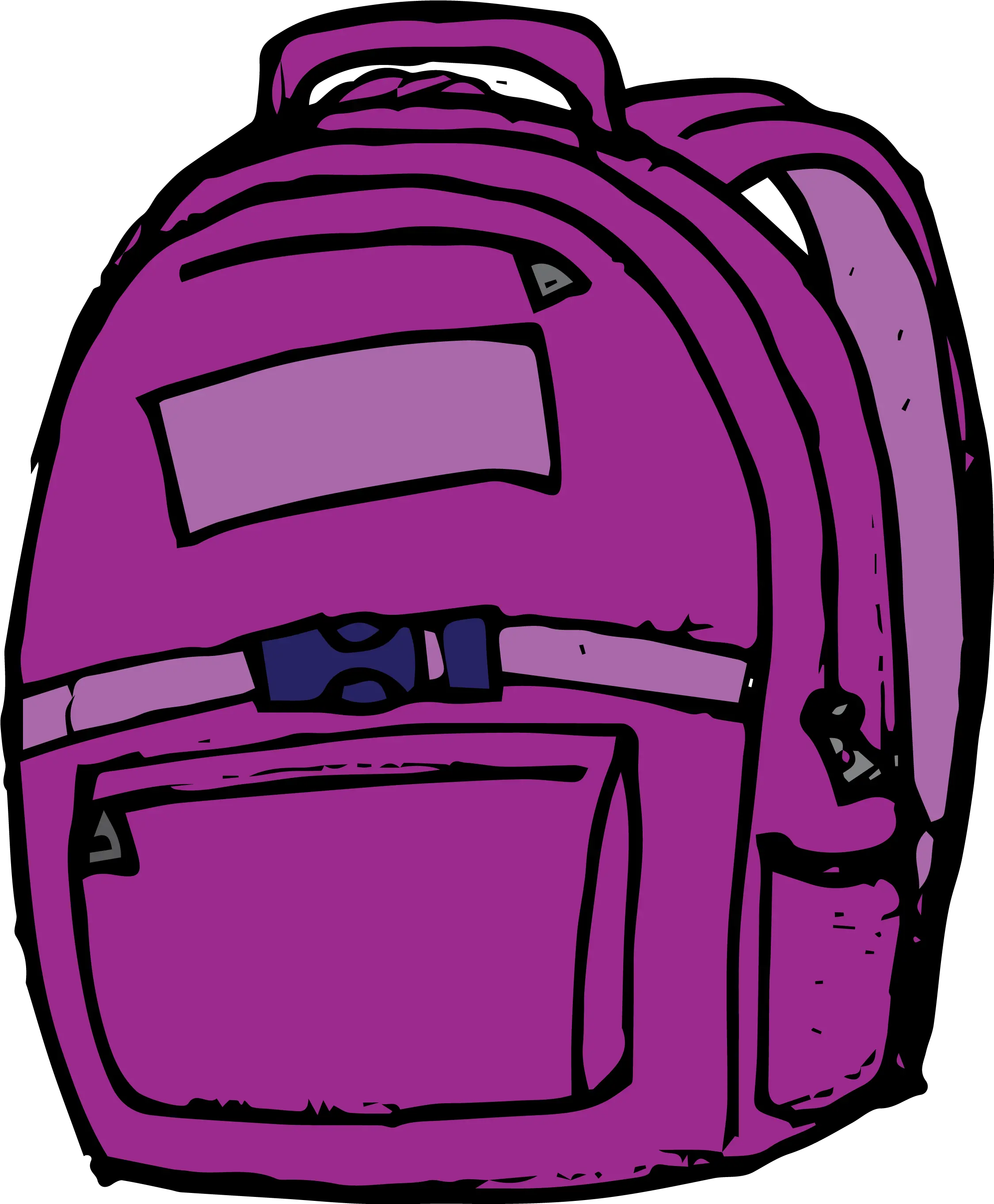  Purple School Bag Clipart Png Backpack