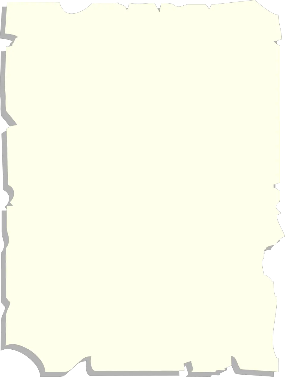  Transparent Page Curl Png Clip Art Library Blank Sheet With Borders Page Curl Png