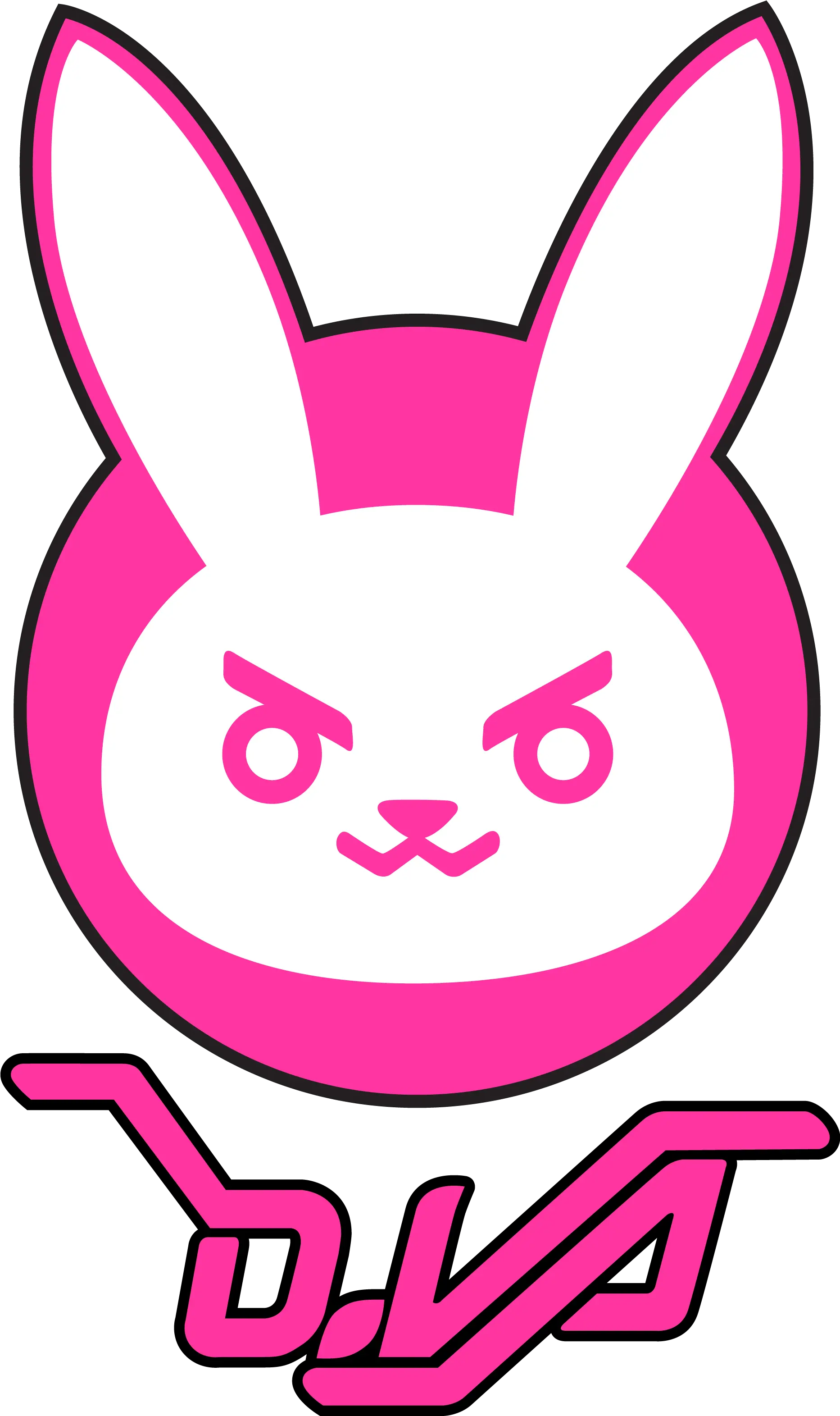  D Va Clip Art Overwatch Dva Logo Png Dva Png