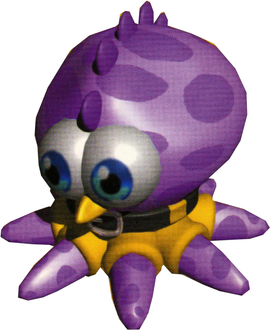  Octopus Banjo Jiggywikki A Banjokazooie Wiki Revenge Render Png Banjo Png