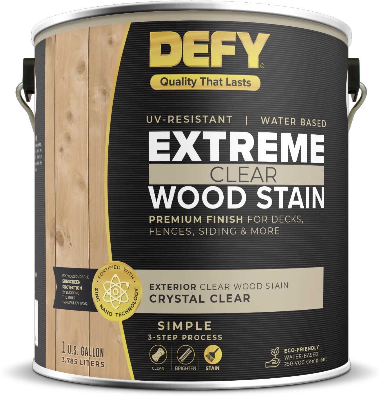  Defy Extreme Clear Wood Stain 1gal Doppio Png Debris Png