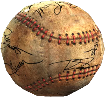  Signed Baseball Fallout Wiki Fandom Fallout 4 Signed Baseball Png Baseball Transparent