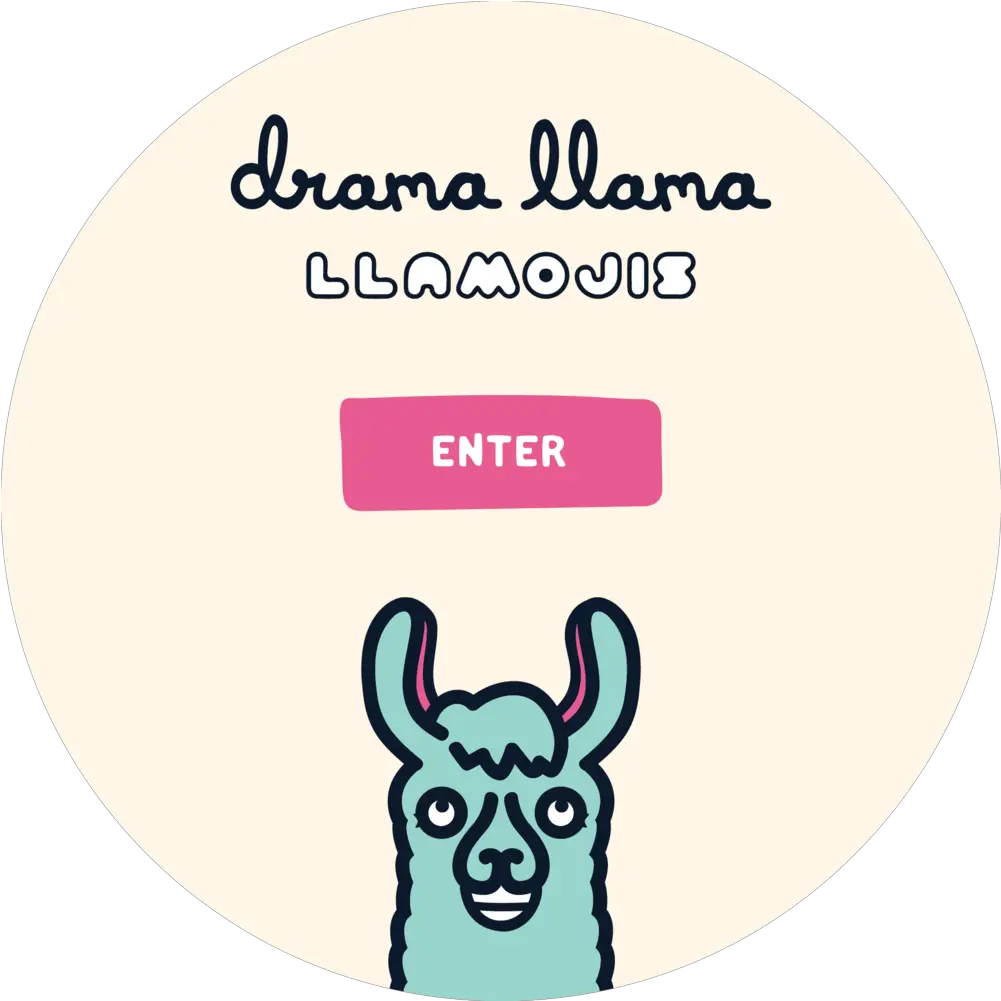  Drama Llama Circle Png Llama Png