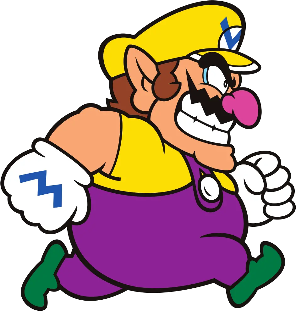  Wario Png Free Download Wario And Waluigi 2d Wario Transparent