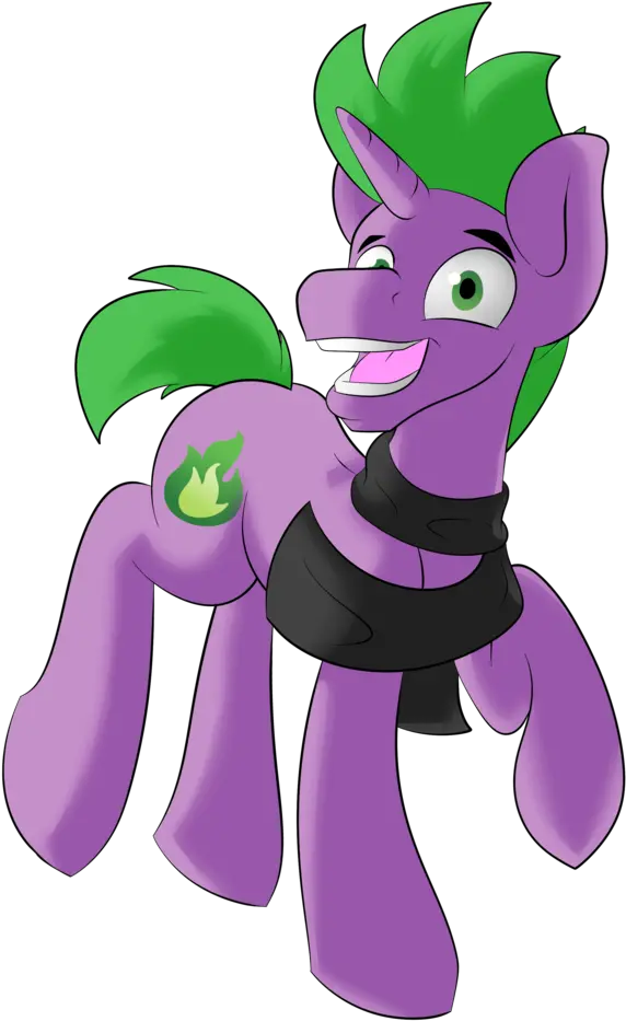  1285248 Artistsunsetatmidnight Clothes Ponified Spike Cartoon Png Scarf Transparent Background