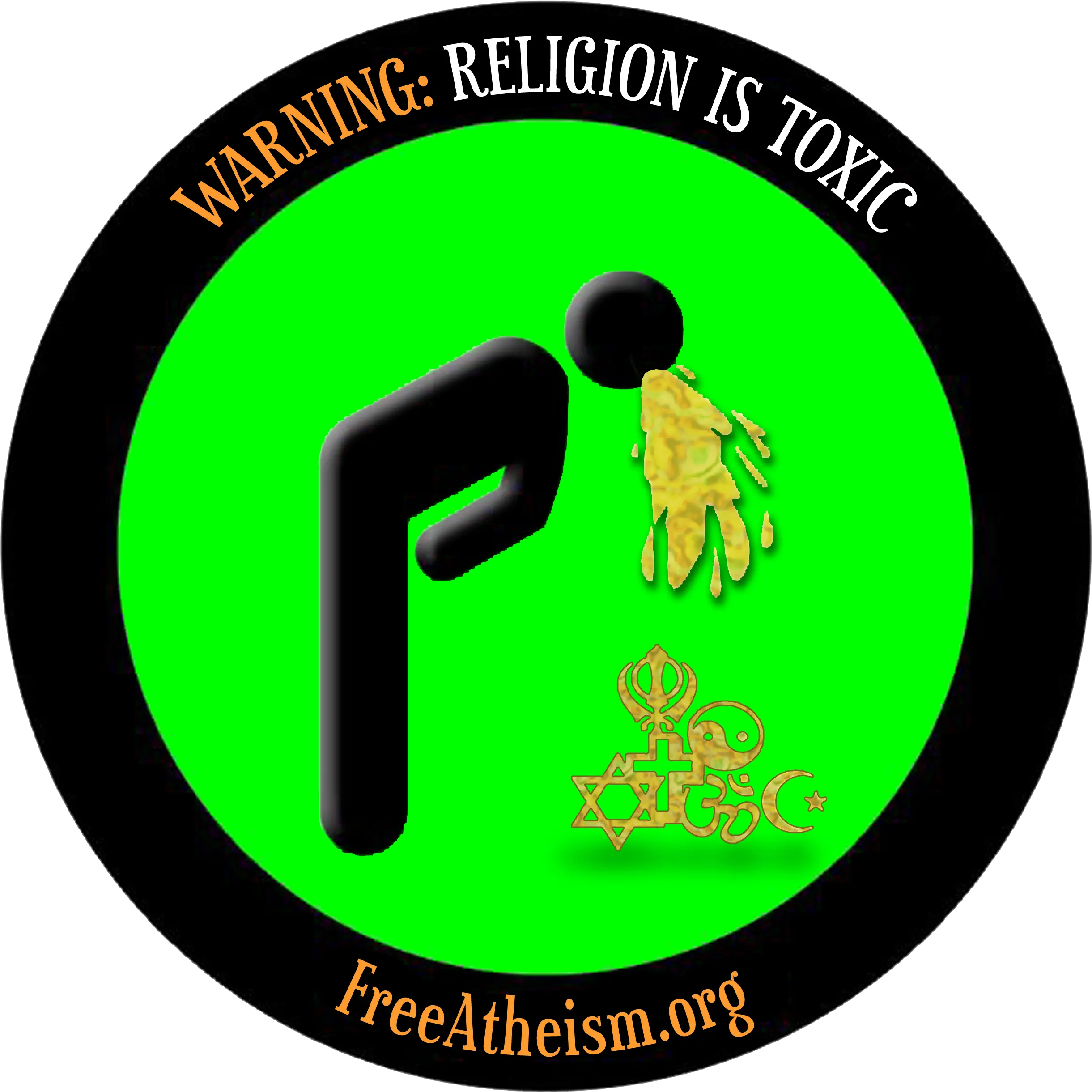  Download Hd Toxic Png Atheist Patches Toxic Png