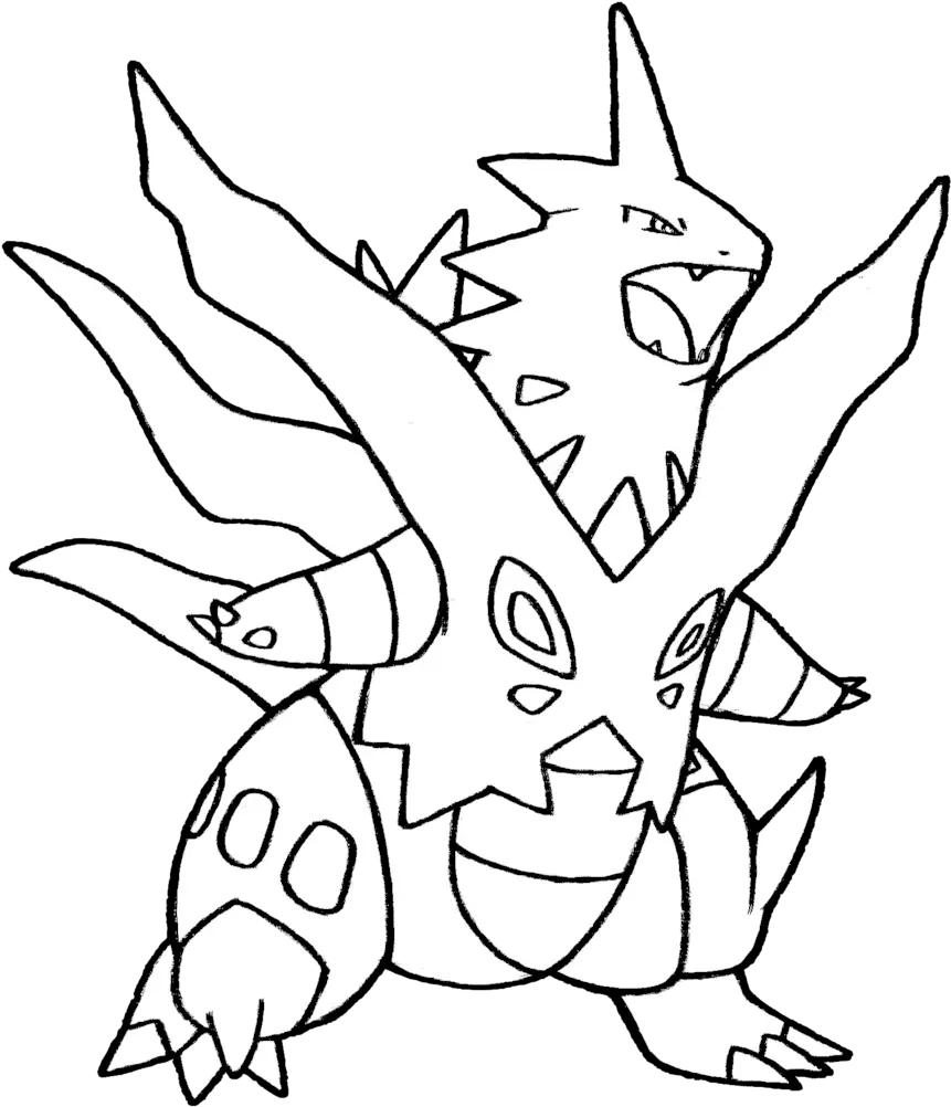  Tyranitar Pokemon Drawing Black And White Tyranitar Png Tyranitar Png