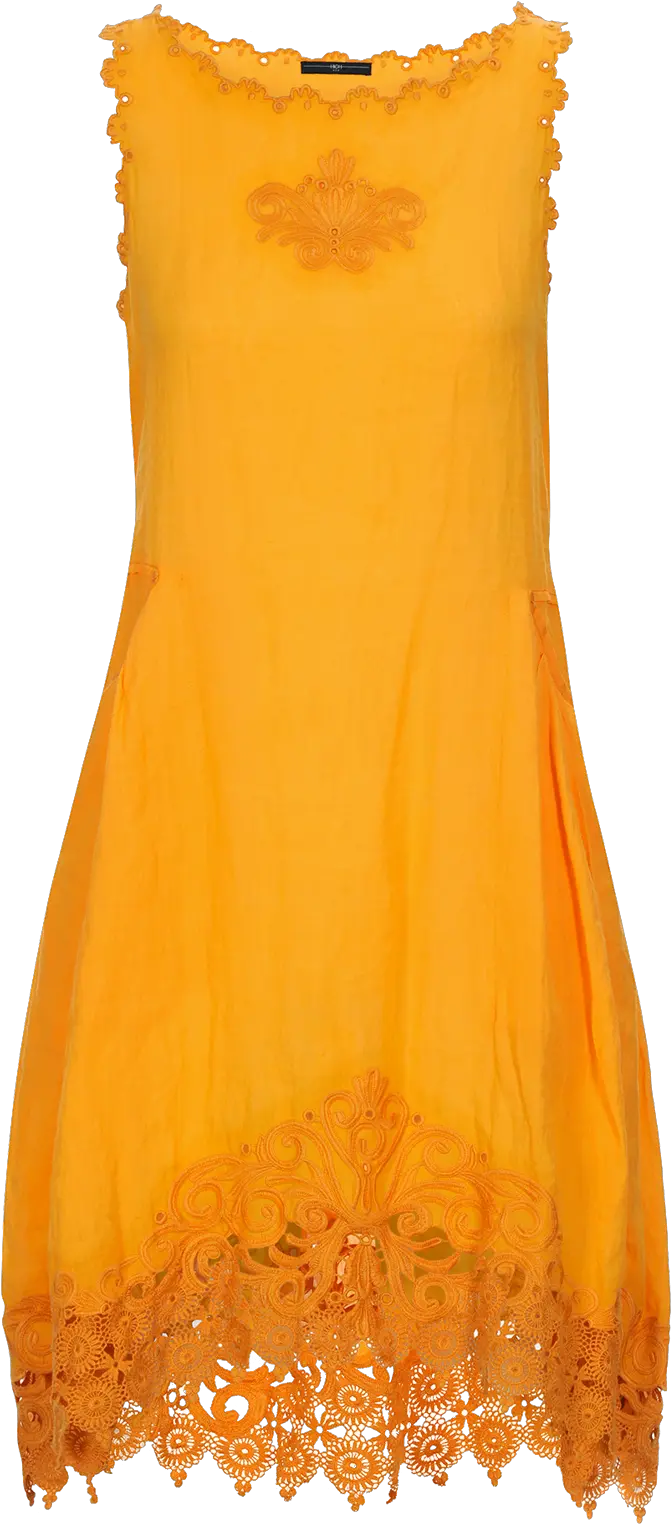  Waltz Marigold Sleeveless Dress Blouse Png Marigold Png