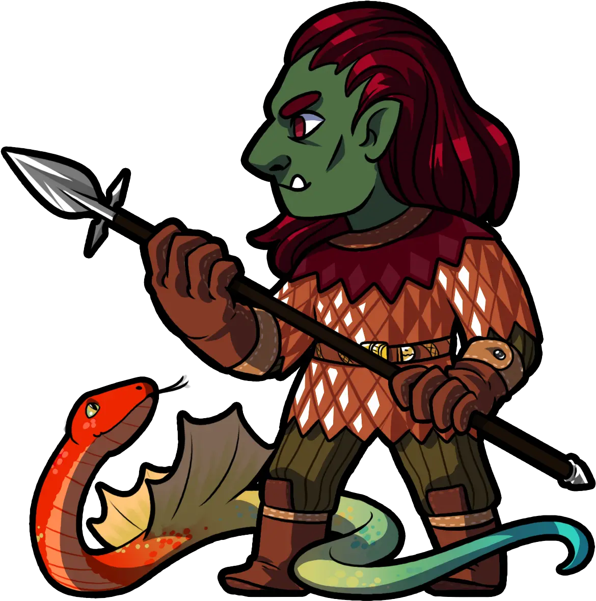  Redgryphon Supernatural Creature Png Orc Icon