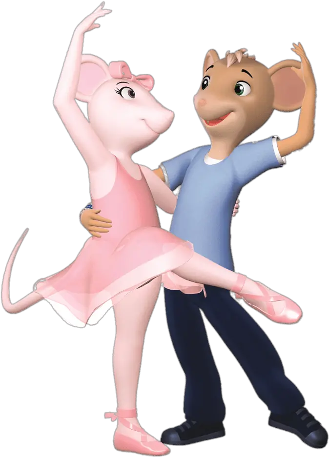  Angelina And Marco Dancing Transparent Angelina Ballerina Y Marco Png Marco Png