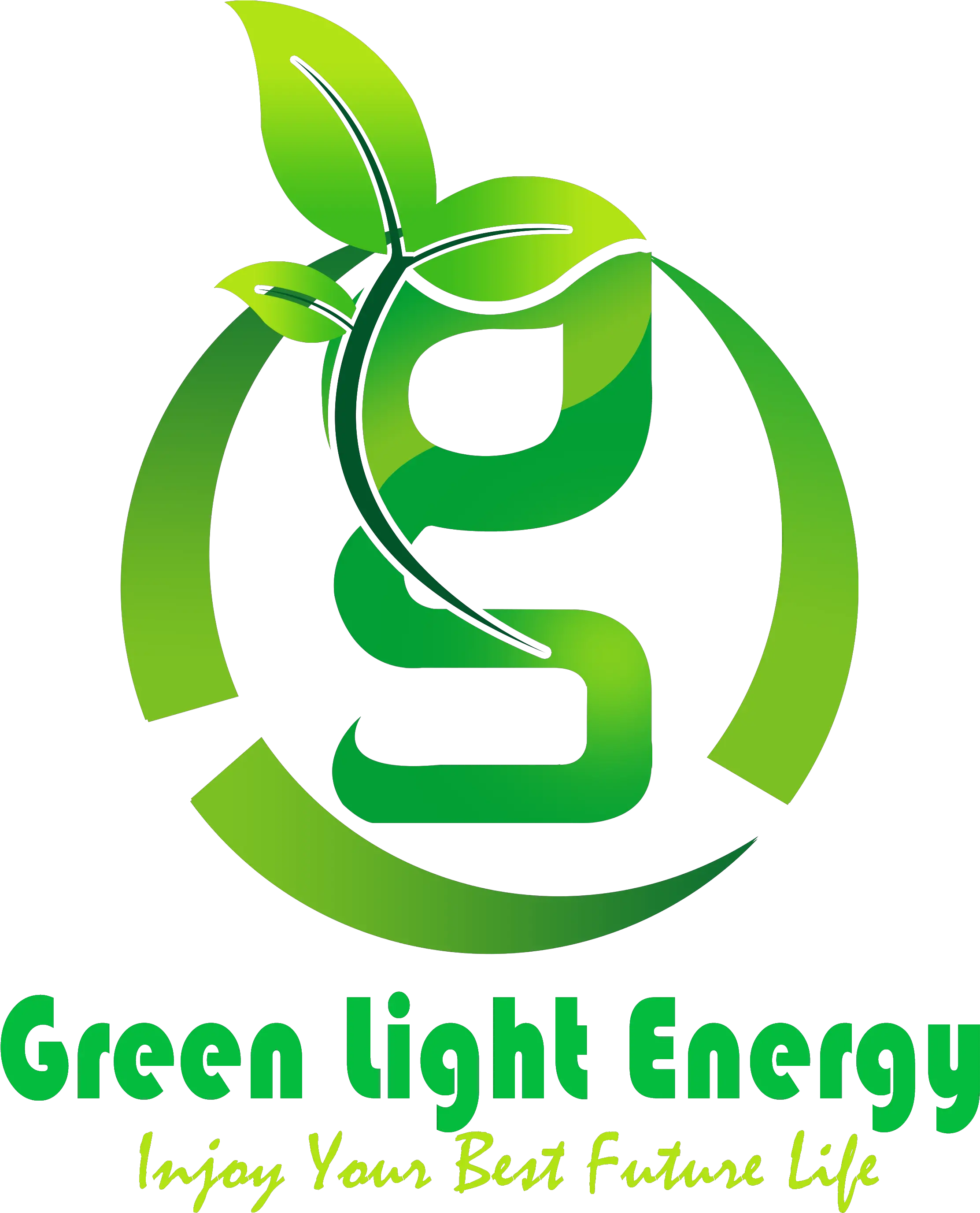  Eco Green Light Energy Logo Design Knct Png Eco Logo