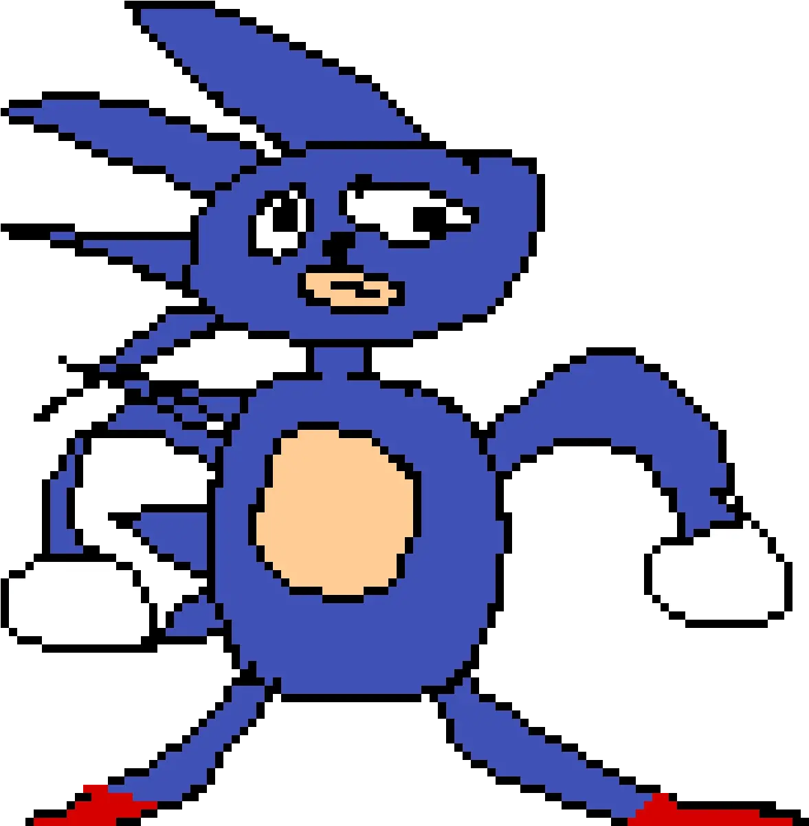  Pixilart Sanc Hegehog By Bestaquath Cartoon Png Sanic Png