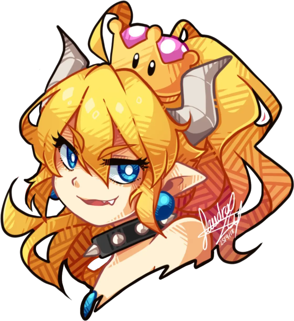  The Lewdest Bowsettes Fictional Character Png Bowsette Png