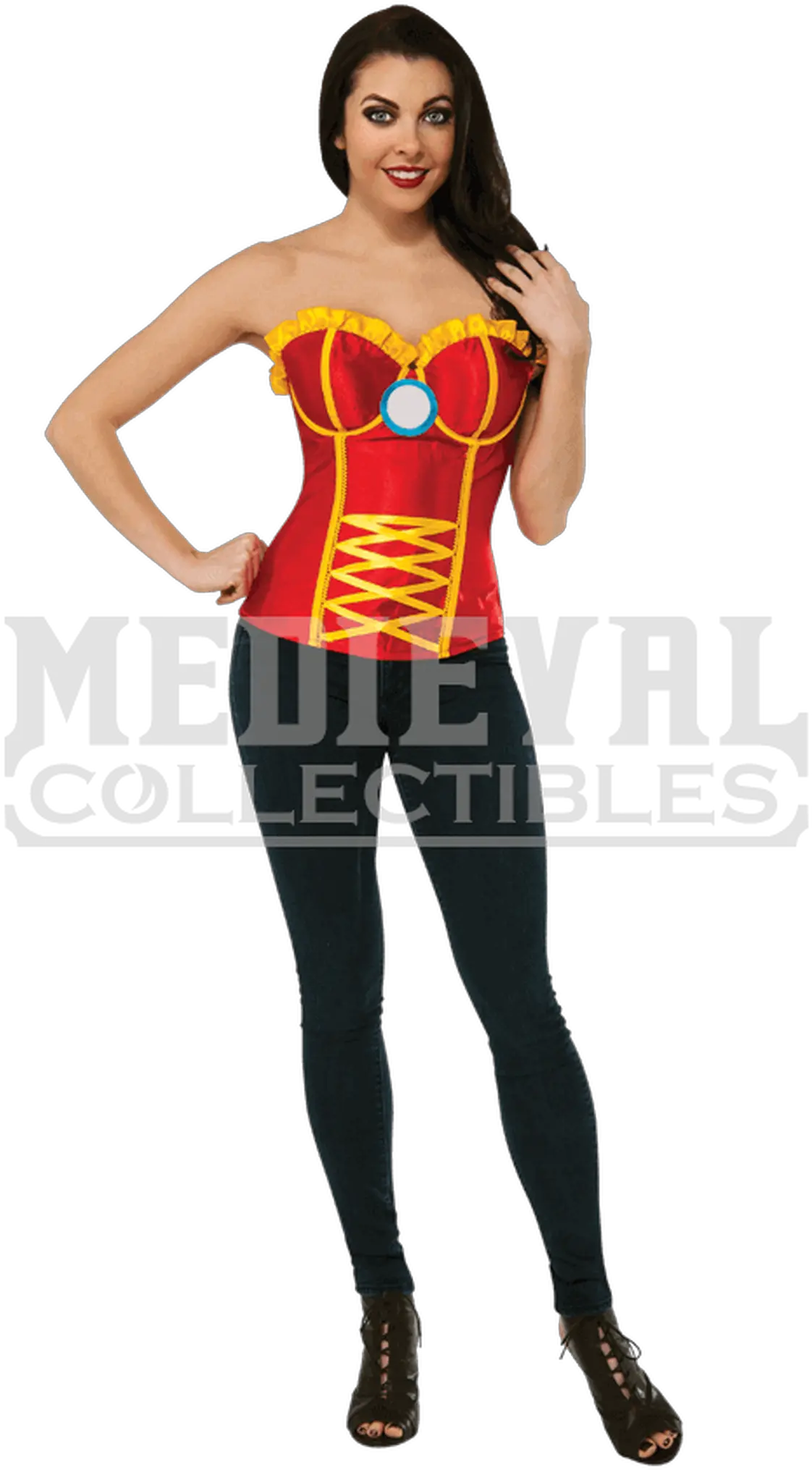  Rescue Iron Man Ladies Corset Size Medium Iron Man Costume Png Pepper Potts Png