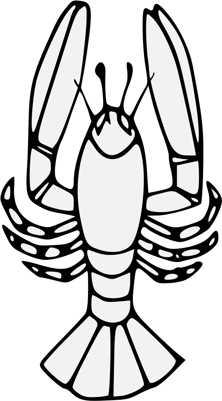  Lobster Traceable Heraldic Art Big Png Lobster Png