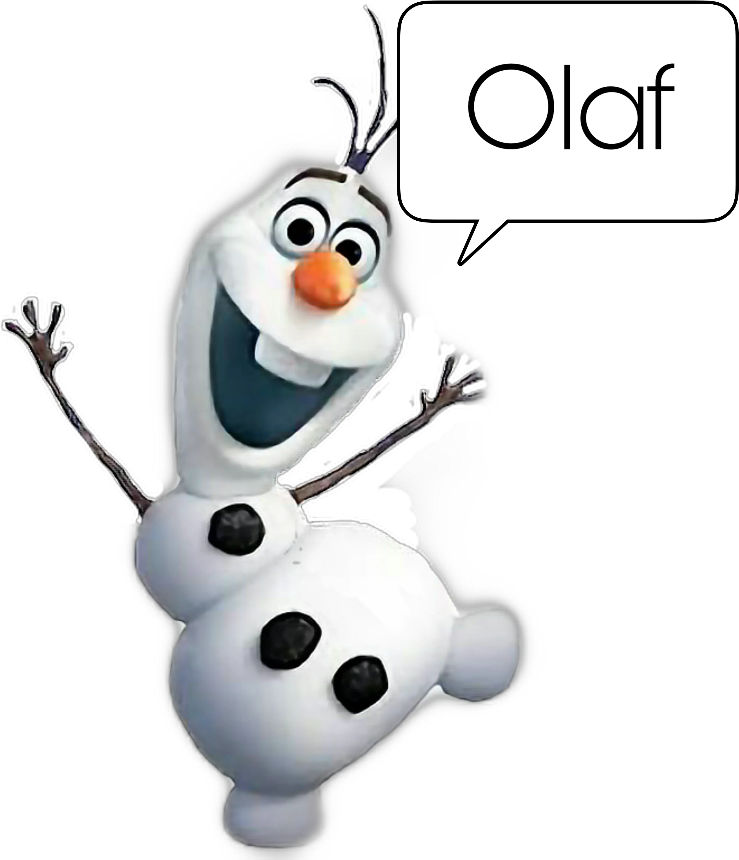  Olaf Sticker By Pedrohbaldasso Olaf Sticker Png Olaf Transparent Background
