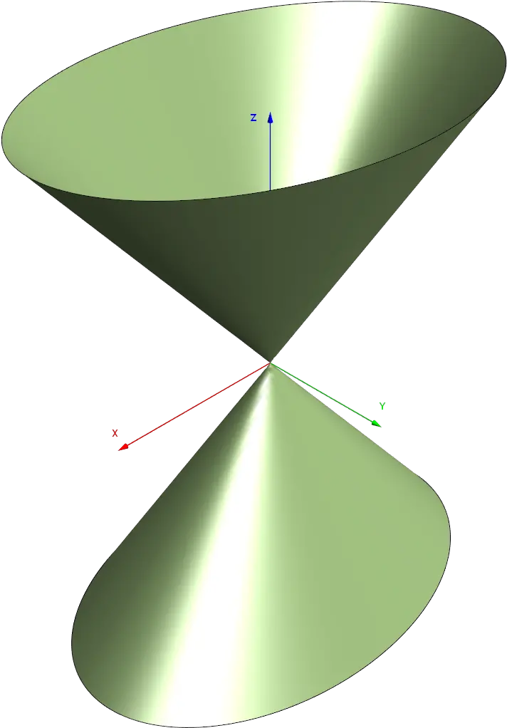  Filequadric Elliptic Conepng Wikimedia Commons Horizontal Cone Png