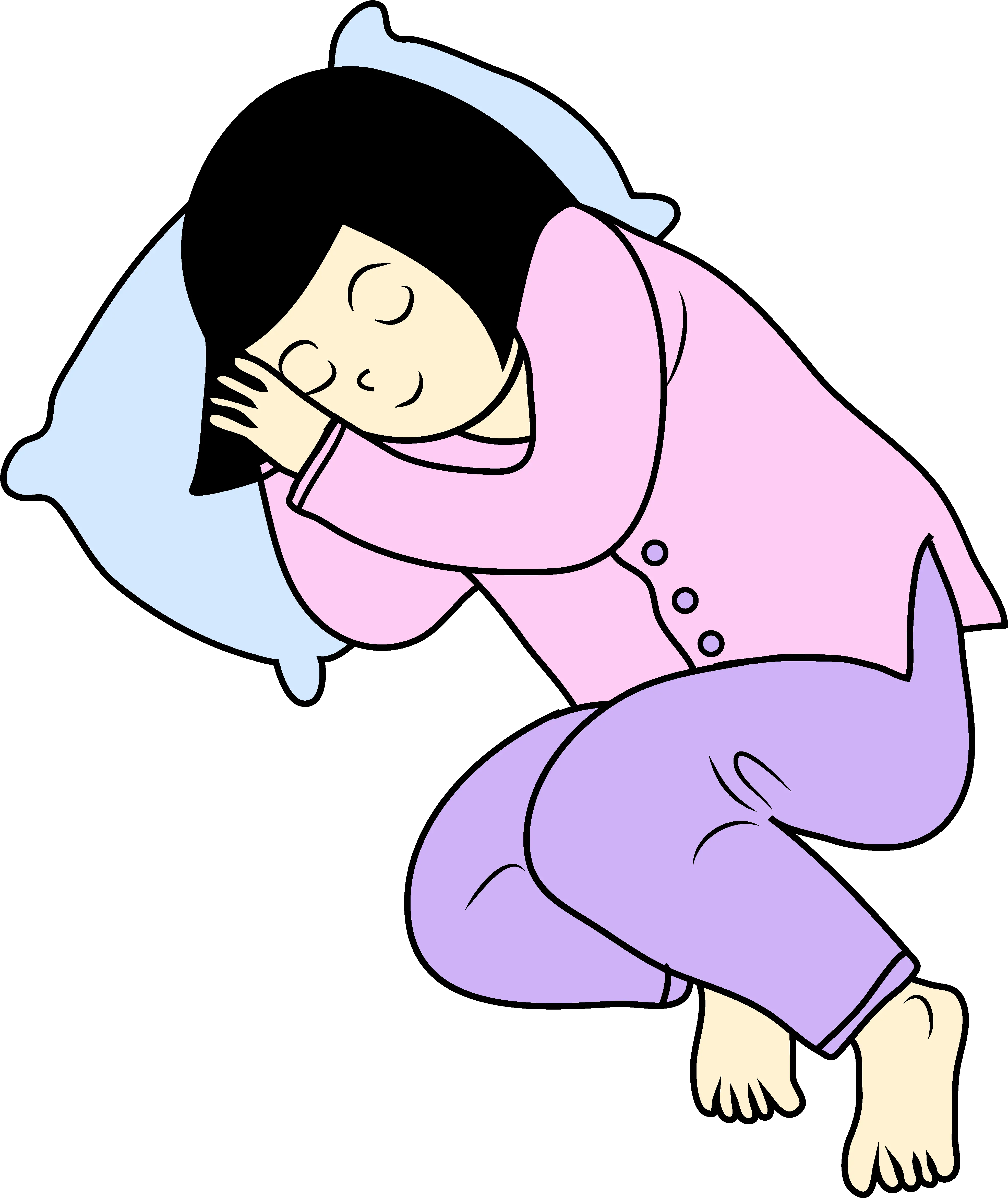  Sleep Clipart 2 Girl Sleeping Clip Art Png Bed Clipart Png