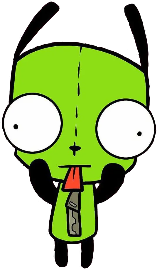  Gir Invaderzim Sticker By Latulapyrope33296 Gir Invader Zim Cupcake Png Invader Zim Png