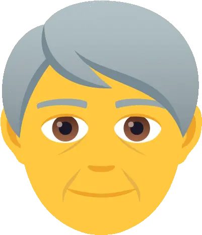  Older Person People Sticker Older Person People Joypixels Joypixels Png Old Person Icon