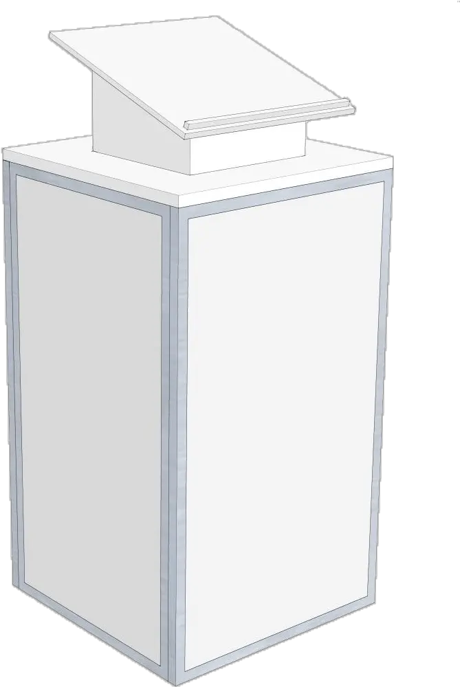  Led Deluxe Podium In The Event Box Png Podium Png