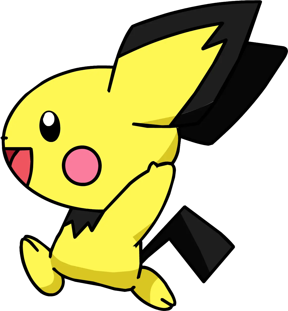  172pichu Os Anime 8 Dot Png Pichu Png