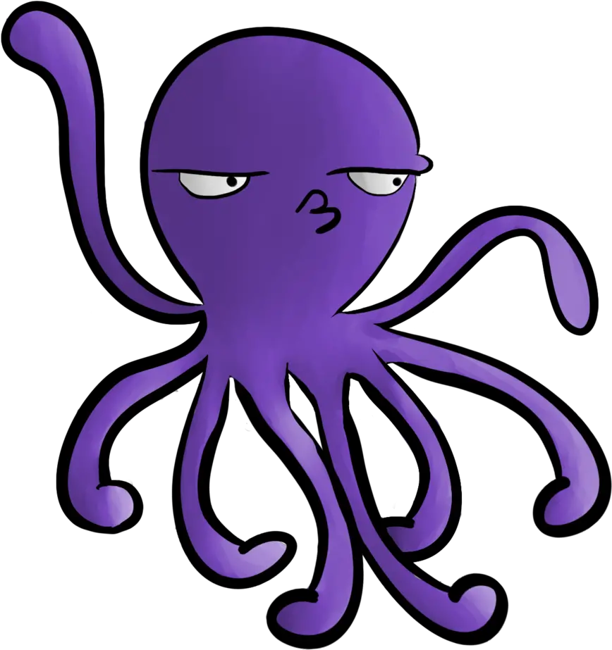  Purple Octopus Real Transparent Png Purple Octopus Png Octopus Transparent Background