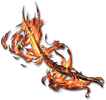  Wrathfire Longblade Fire Katana Png Anime Fire Png