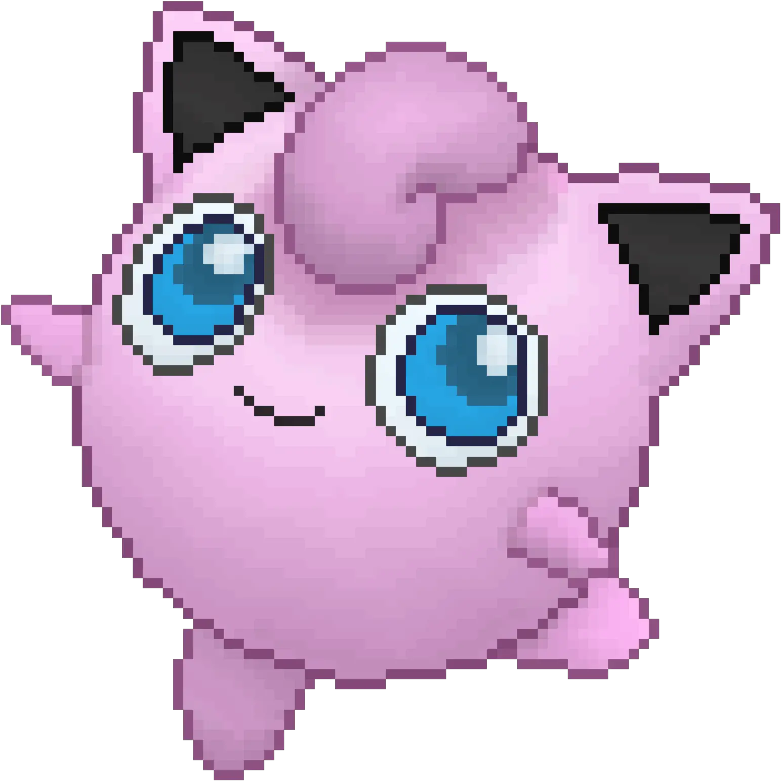  Jigglypuff Icon Rinnegan Sharingan Pixel Art Png Jigglypuff Transparent