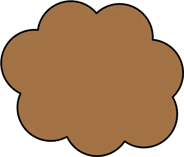  4570book Cloud Png Clipart Vintage In Pack 5548 Cartoon Images Of Brown Cloud Shape Png