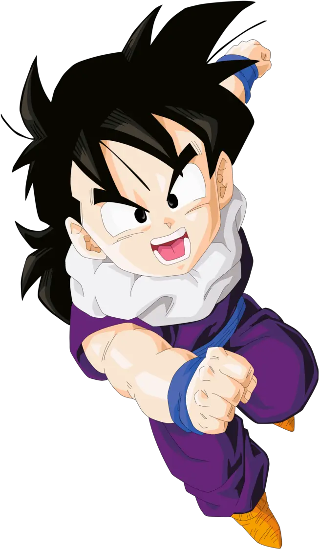  Render De Gohan Niño Png Kid Gohan Png Gohan Png