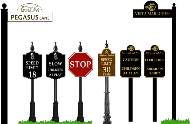  Download Rv Park Signs Picture Png Sign Post